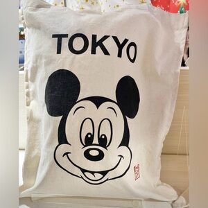 Disney Mickey Mouse Cloth Bag - Tokyo Exclusive